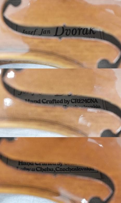 Josef Jan Dvorak ドヴォルザーク 1/2 CREMONA