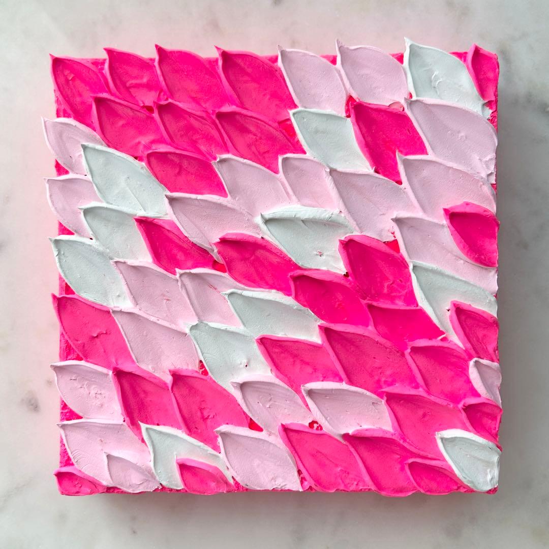 W 絵画原画 アクリル画テクスチャーアート