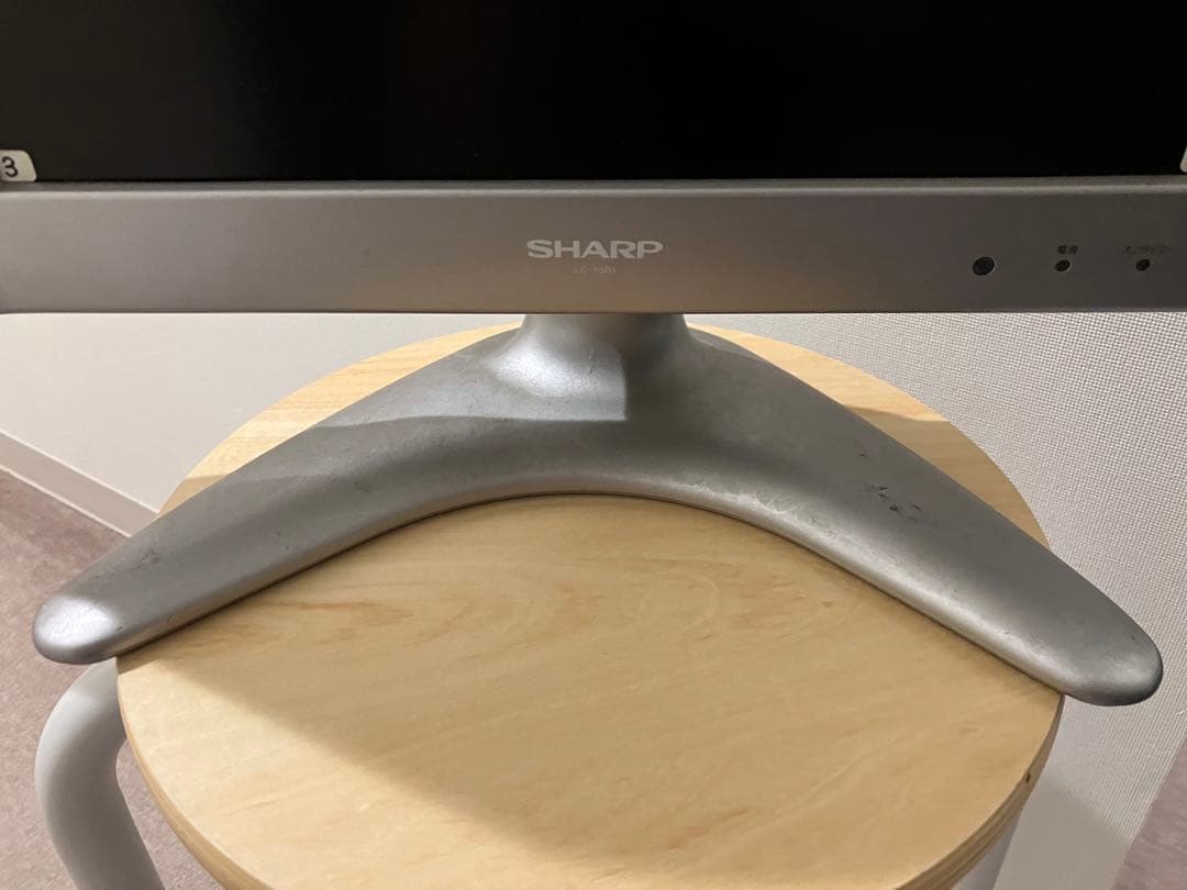 ※交渉可【温故知新】SHARP )喜多俊之デザインAQUOS15インチ液晶テレビ