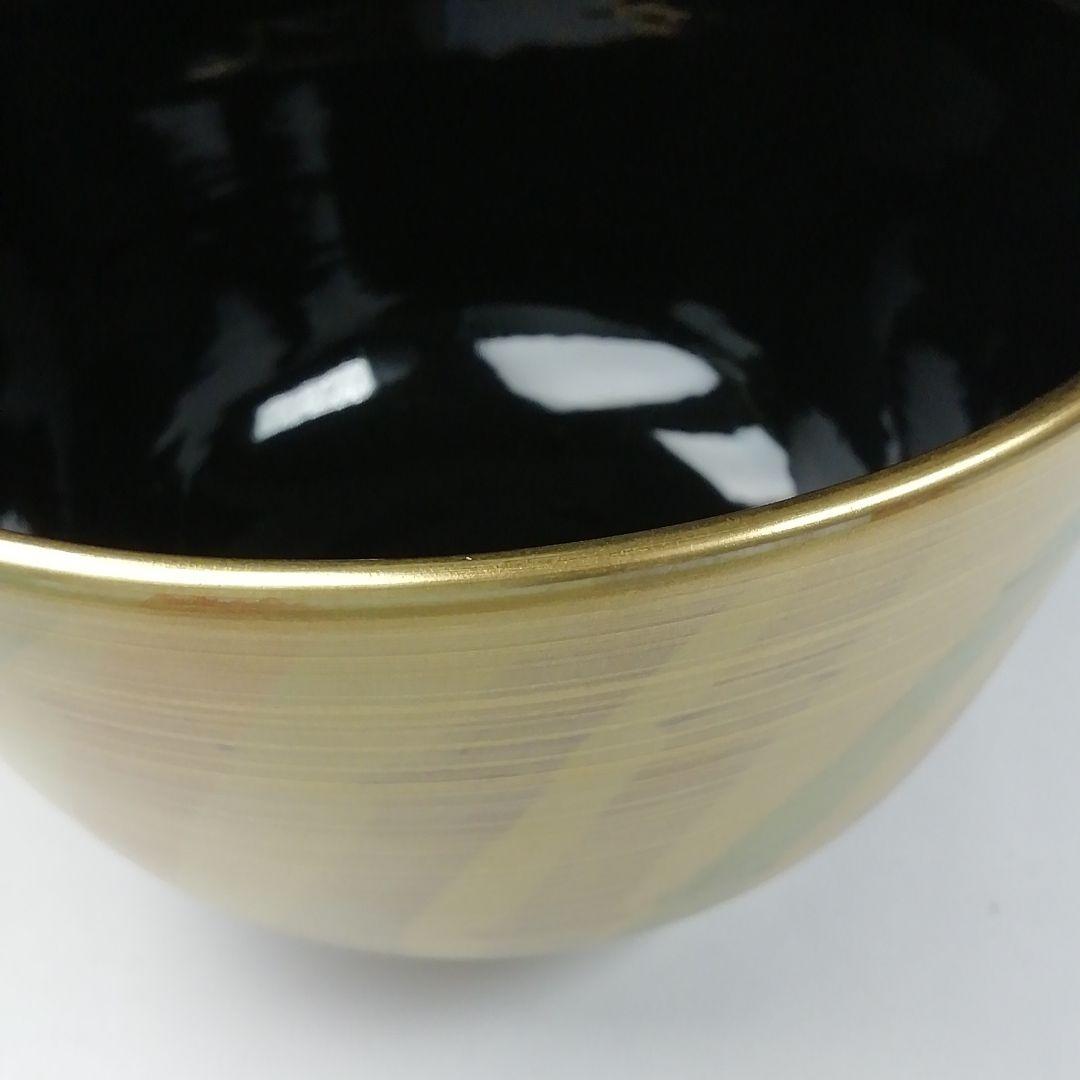 Ｔ６６３　茶碗　『仁清　金霞竹風』『加藤松香 造』　共箱　抹茶碗　茶道具