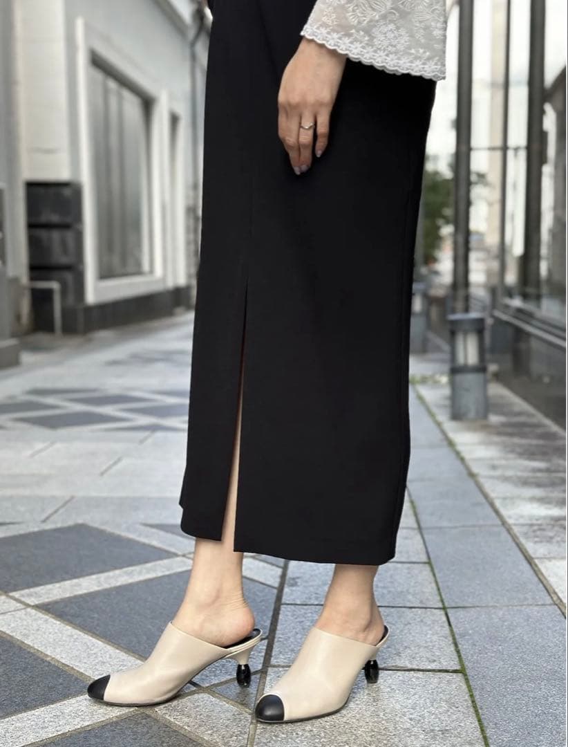 最終値下げMameKurogouchiシルクレースカフドレス 2024ss