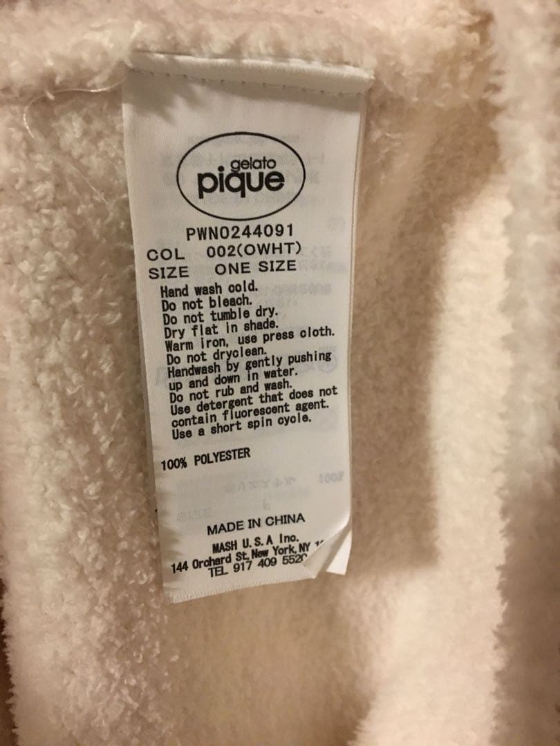 Gelato Pique GOOD NIGHT BEARジャガードワンピース