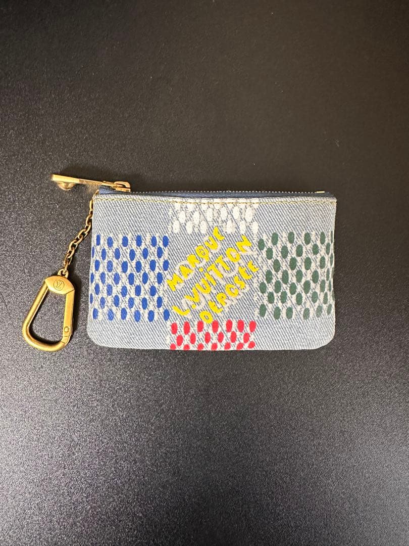 【値下げ交渉可】ルイヴィトン LV バーズ・ダミエ デニム ポシェット・クレ