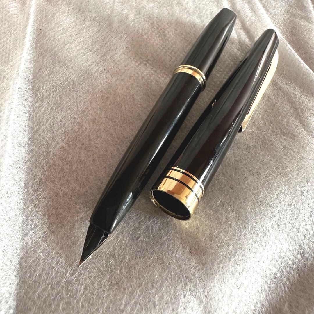 【美品】PLATINUM プラチナム 細字 万年筆 22K