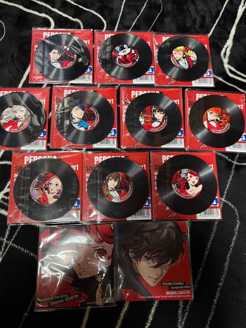 ペルソナ5 コンサート ロイヤル スクランブル 特典 レコードコースター