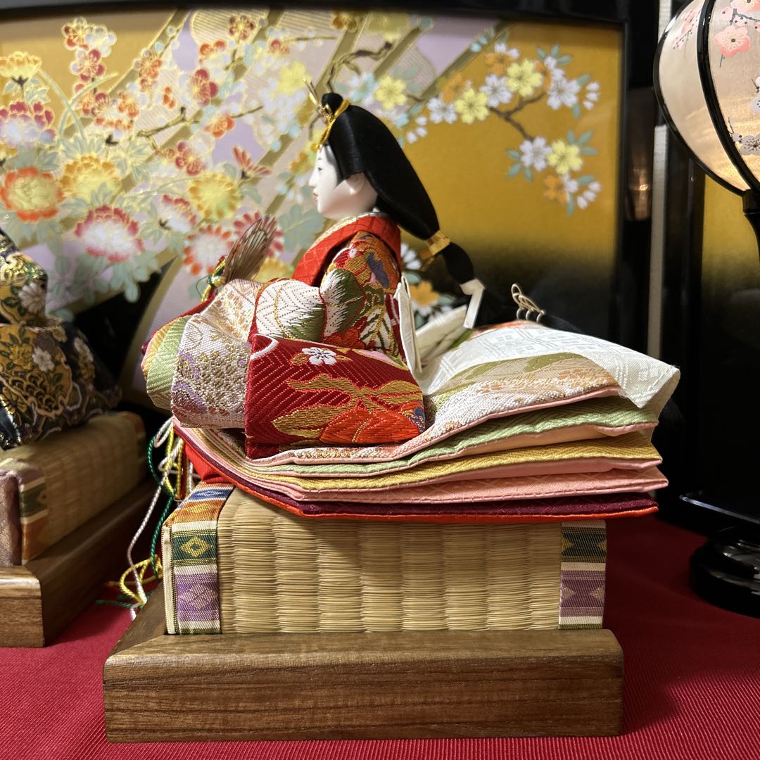 京雛 『平安水宝作 極上本頭本仕立十二単衣』 雛師 平安水宝作