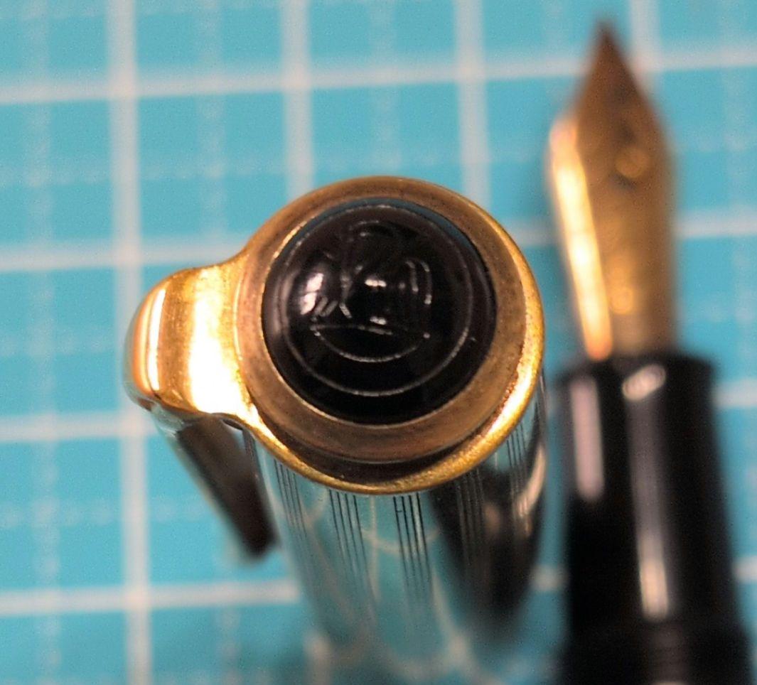 Pelikan　ペリカン　万年筆　#500NN　黒縞　　字幅EF