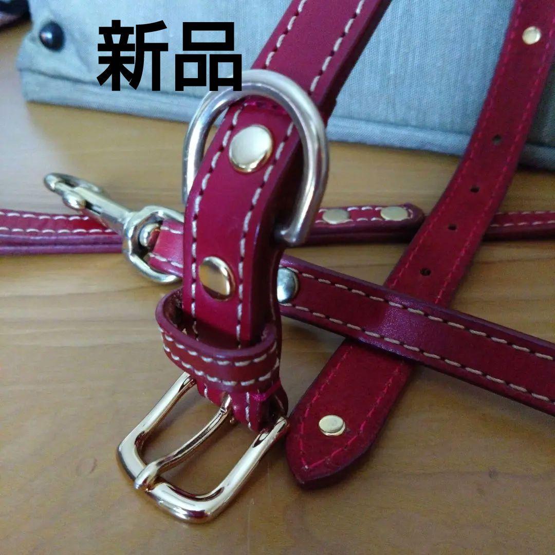 本革首輪＋本革リード 　 　　首輪36〜43cm 　　 　　新品♦二万円で購入♦