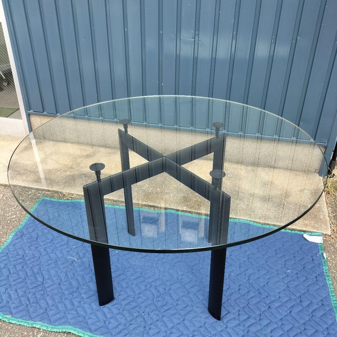 モ*ン様 アビタスタイル MTT0006CLA ガラステーブル 展示品(ESM0