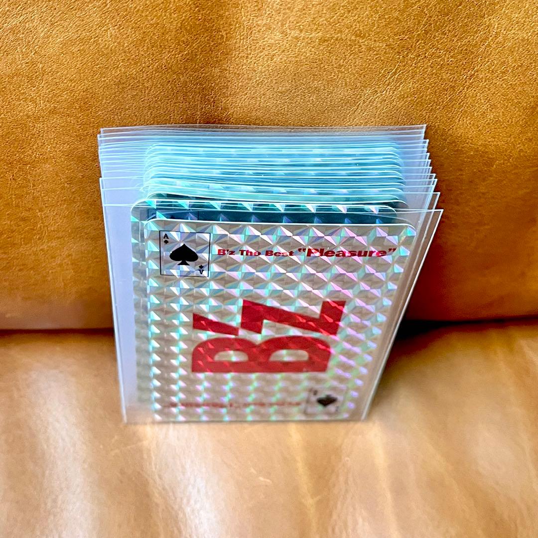 B'z トランプ 14枚セット ホログラム Pleasure 特典品 コンプ