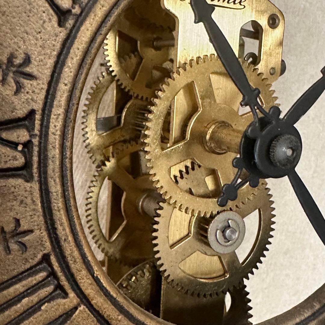 こ*け様 ＡＭＳアームス振り子時計 ドイツ製　機械式 アンティーク 掛け時計 ボ