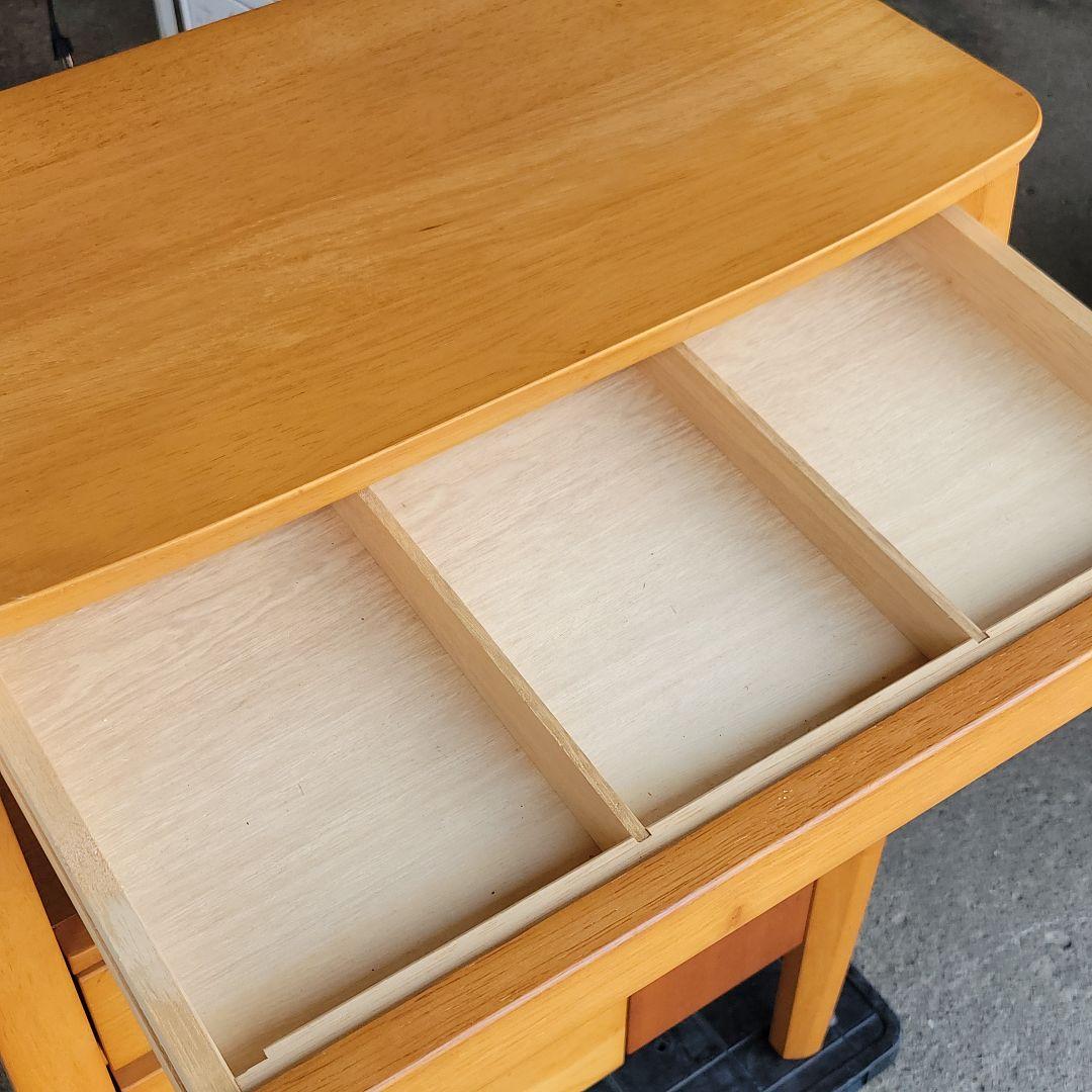 maruni マルニ木工 電話台 FAX台 キャビネット 収納付き 幅61cm