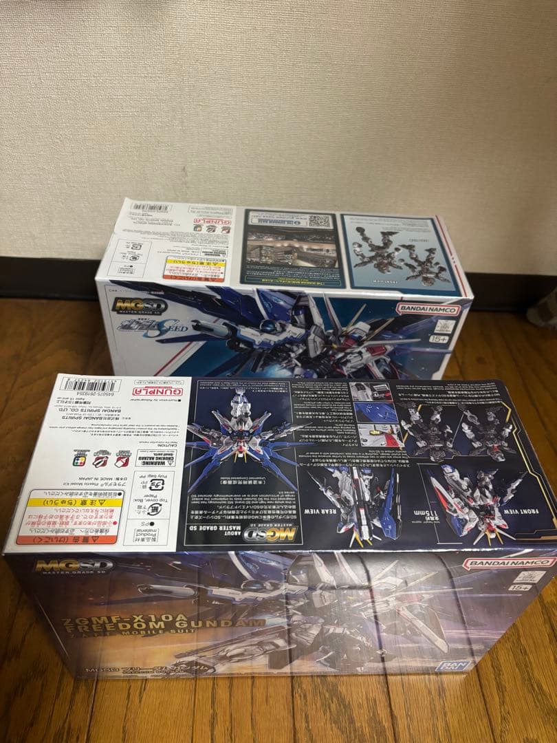 MGSD フリーダムガンダム+フリーダムガンダムクリアカラー2個セット