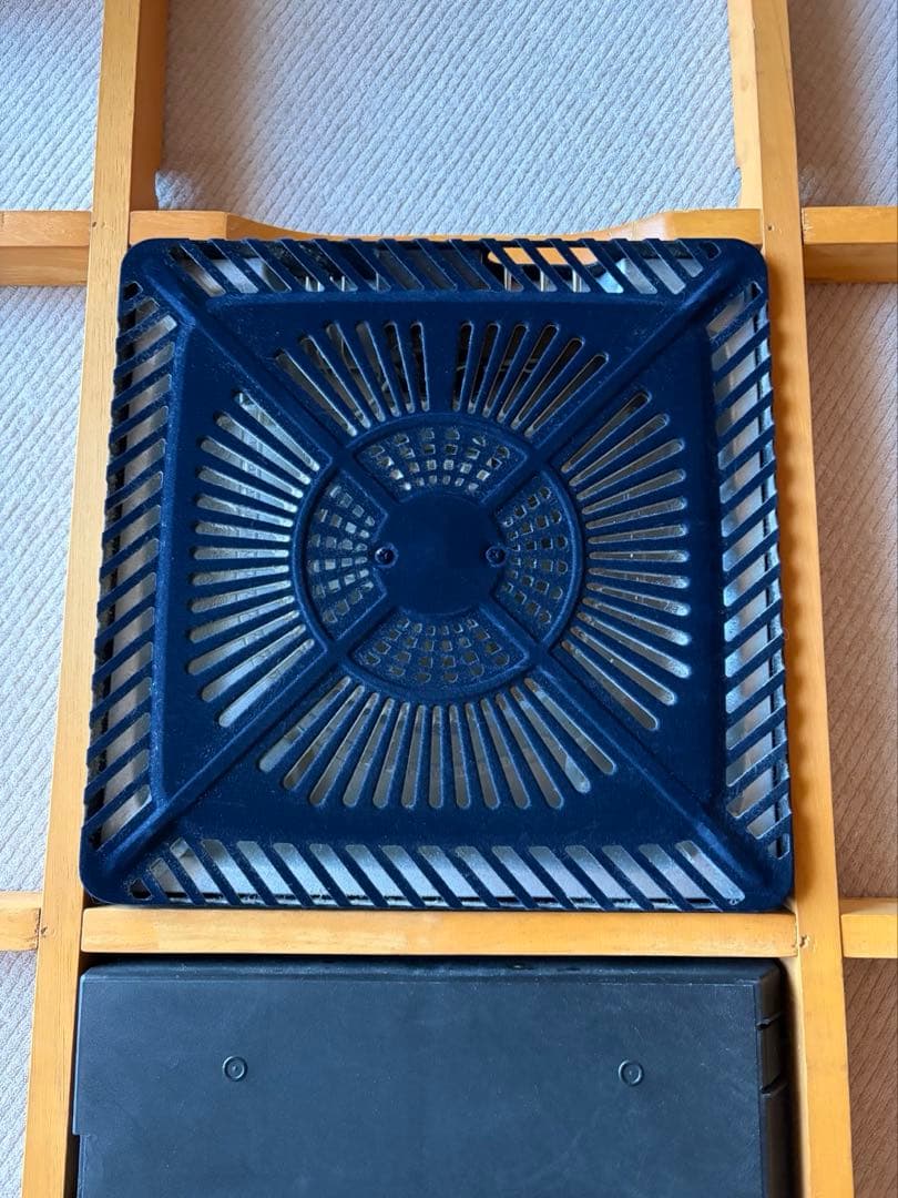 正方形こたつテーブル ヒーターと手元コントローラー付き