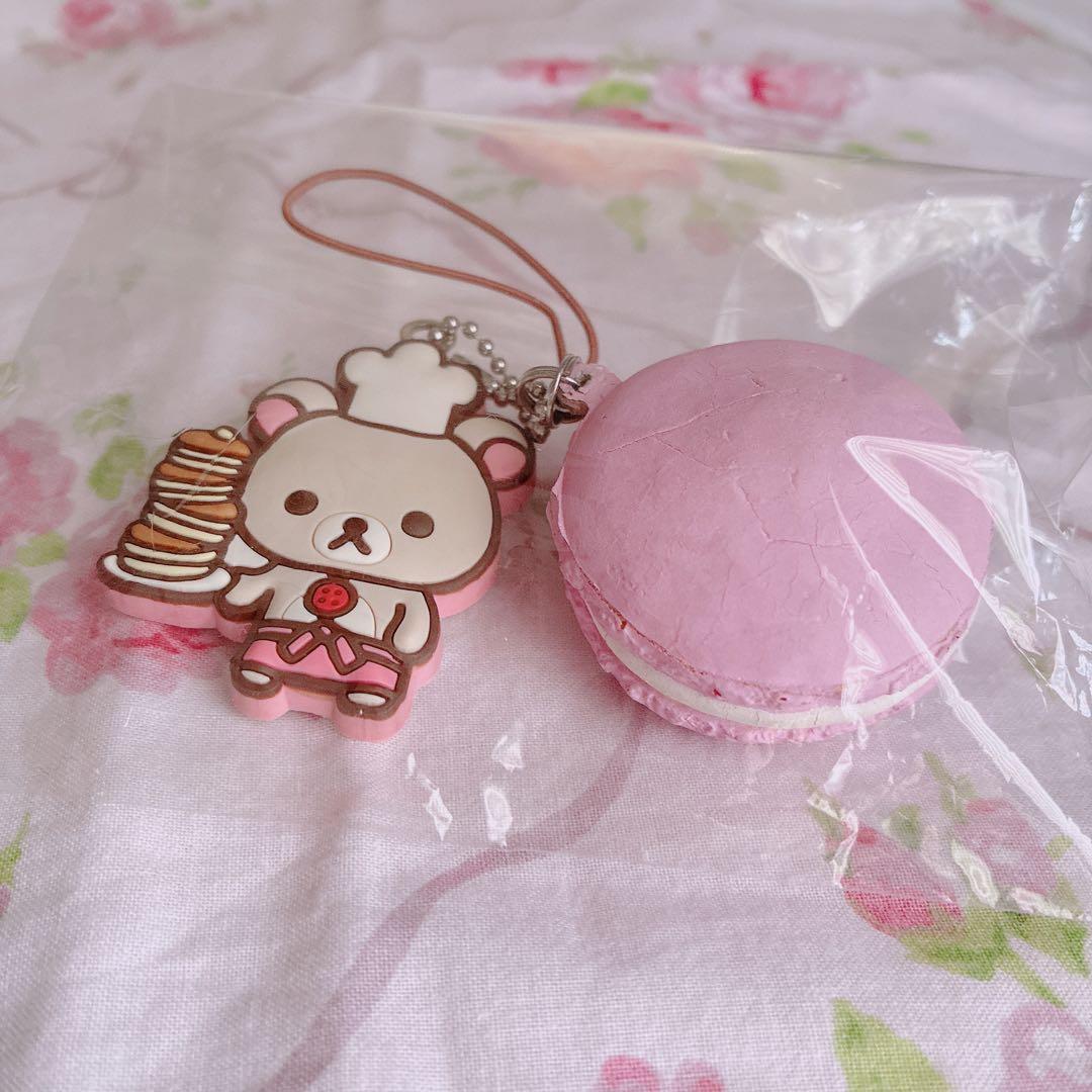 リラックマ コリラックマ マカロンスクイーズストラップ