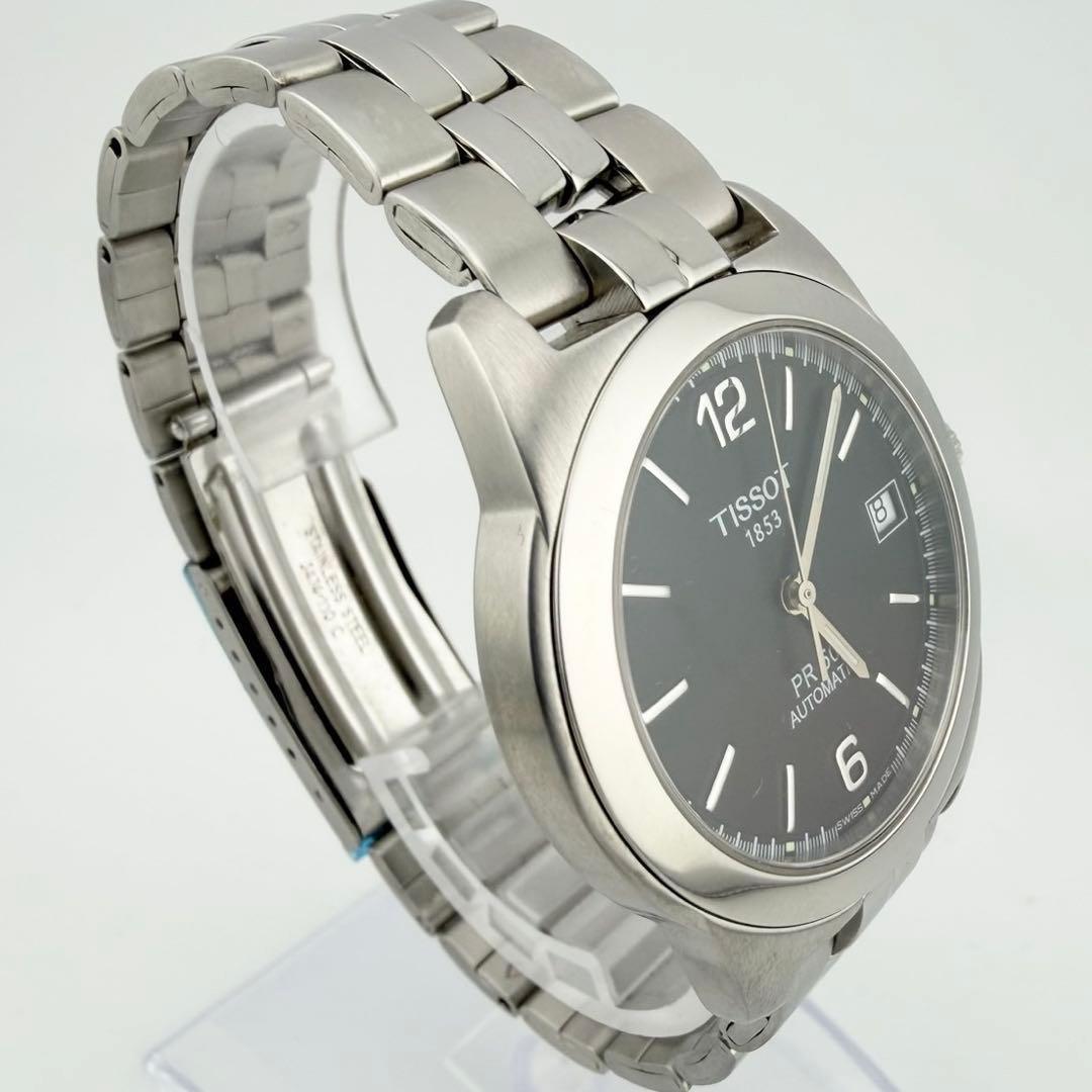 極美品 TISSOT PR50 PR50 デイト メンズ 自動巻き 腕時計