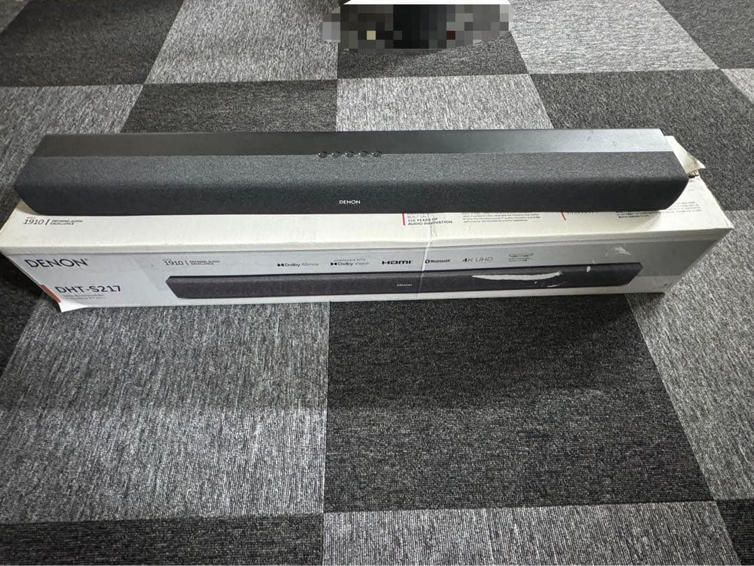 【美品】DENON DHT-S217 サウンドバー デノン　2022年製