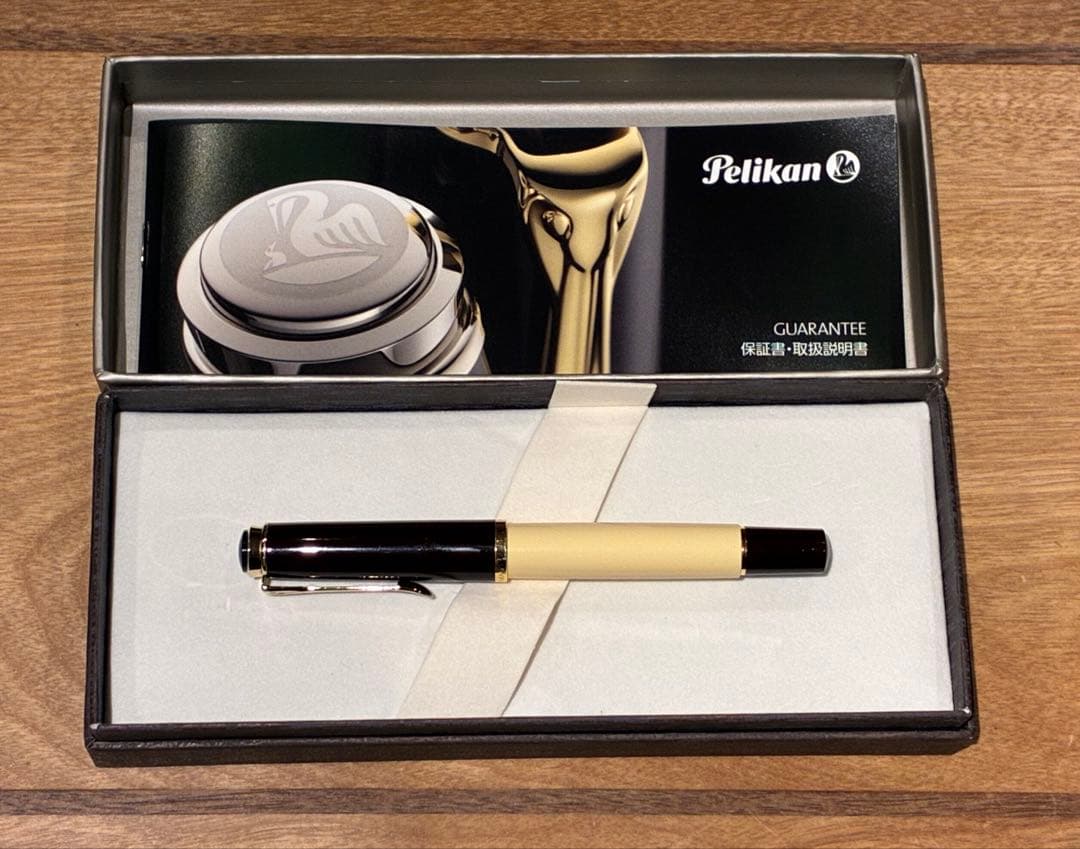 ペリカン M200 カフェクリーム 2015年限定 ケース付完品