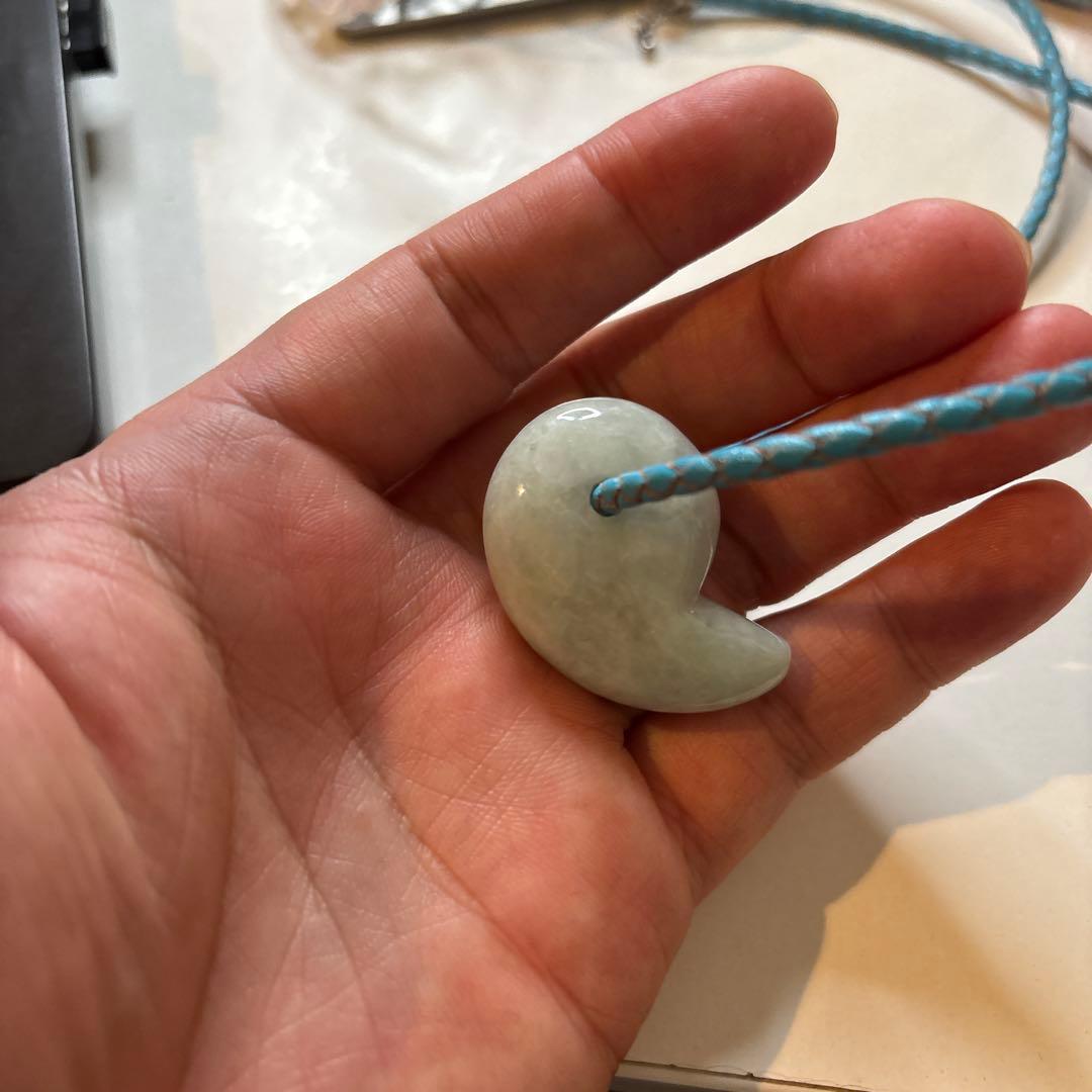 翡翠たんのネックレスたん！守ってくれそう！