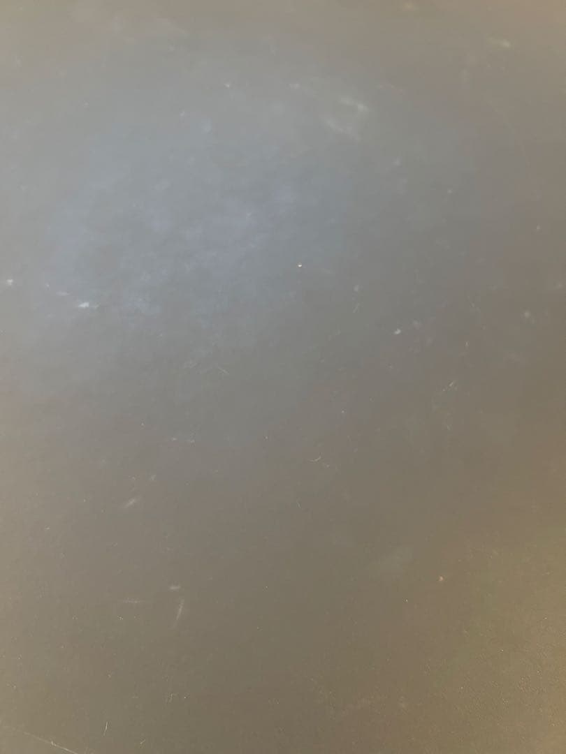 カナデモノ　リノリウム　カフェテーブル黒75㎝