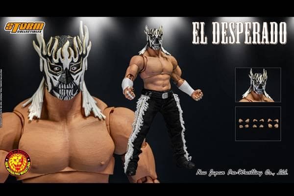 【新品】エル・デスペラード フィギュア 白黒マスク ストームコレクティブルズ