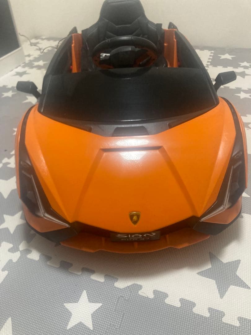 Lamborghini Sian ラジコン　電動カー　オレンジ 電動乗用車