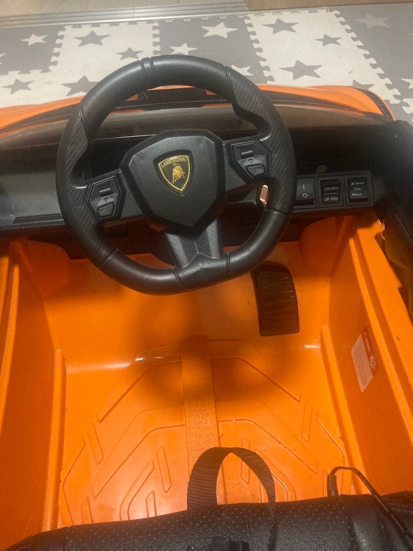 Lamborghini Sian ラジコン　電動カー　オレンジ 電動乗用車