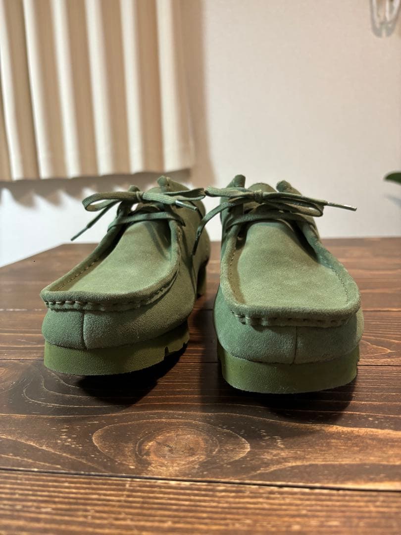 美品　Clarks Wallabee GTX Loden Green UK7.5