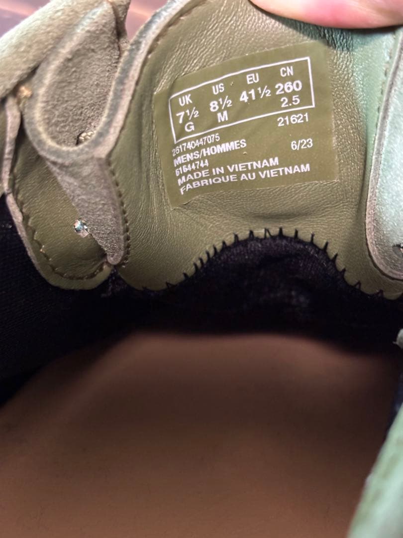 美品　Clarks Wallabee GTX Loden Green UK7.5