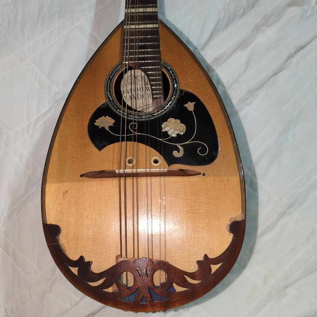 KUNISHIMA MANDOLIN No.4 ハードケース　備品付　マンドリン