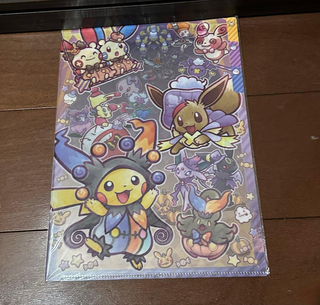 3ポケットクリアファイル Pokémon Halloween circus