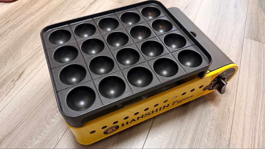 【新品、未使用】Iwatani 阪神タイガース コラボ たこ焼き器 虎たこ