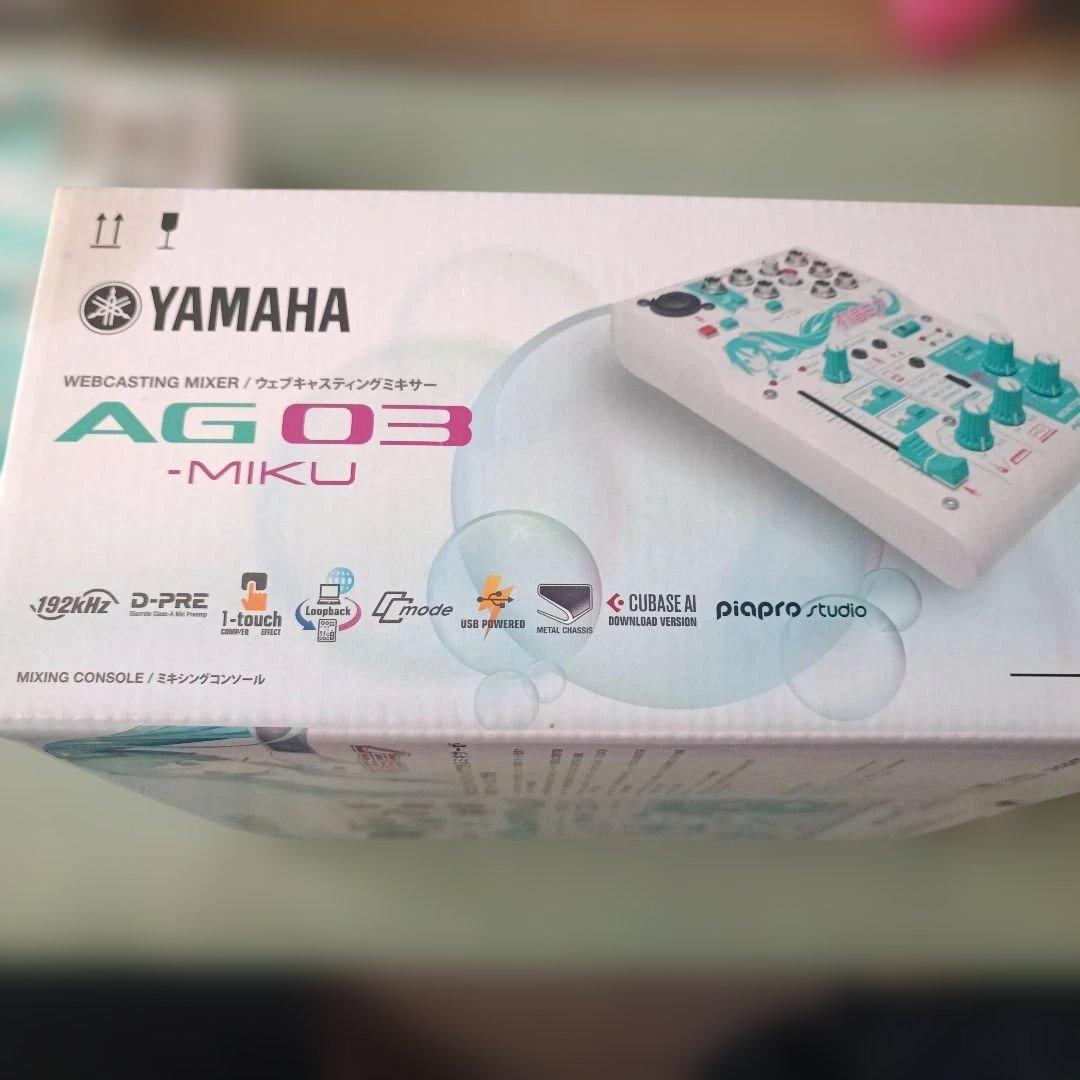 初音ミク YAMAHA AG03-MIKU ウェブキャスティングミキサー