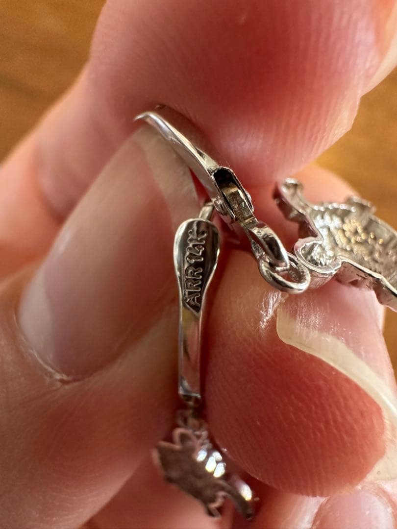 ハワイアンジュエリー ウミガメ フックピアス ARR 14K