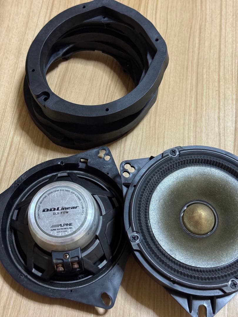 Alpine 17 cm インチスピーカーセット アルパインDLX-F17W