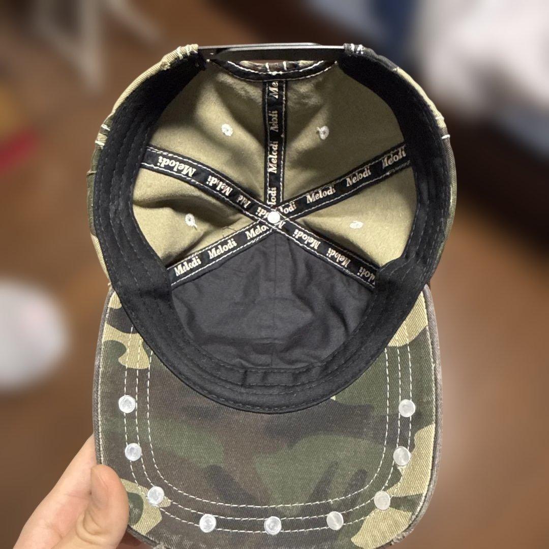 ec melodi キャップ 迷彩 メルカリ内最安値