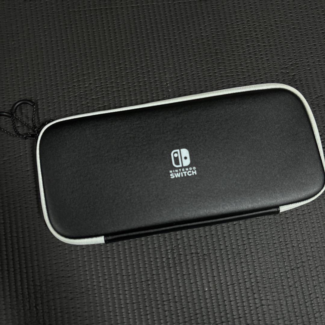 美品 Nintendo Switch有機ELモデル MicroSD・純正ポーチ付