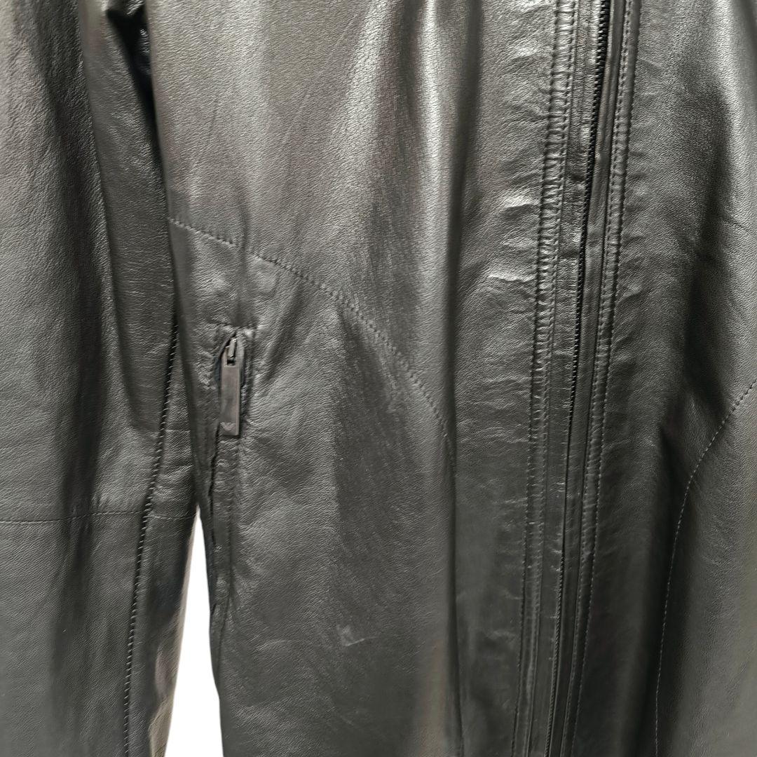 EMPORIO ARMANI　レザー　切替　ジャケット　GACKT着用