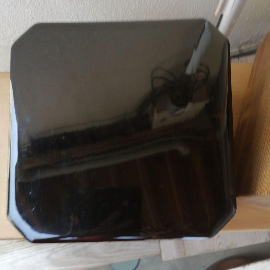 骨董　大縁高重箱　脚付　週か　蓋二枚　木製　漆器　漆　木箱