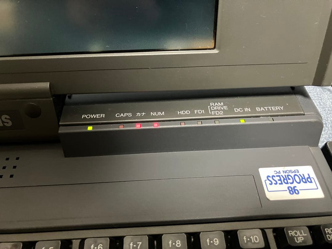 EPSON PC-486 NOTE AS 本体 社外ACアダプター付きジャンク