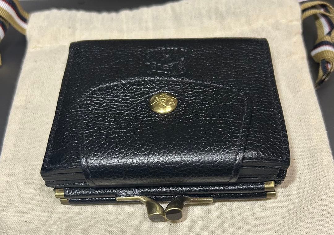 【使用感なし　美品】イルビゾンテ　がま口折り財布　54202309640