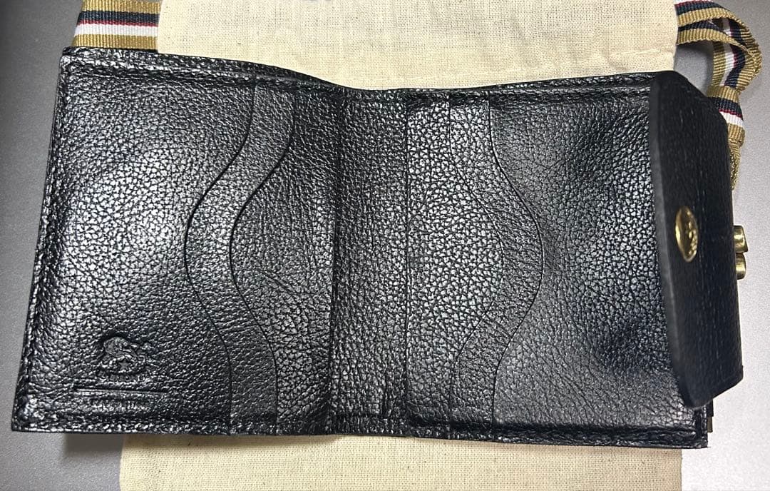 【使用感なし　美品】イルビゾンテ　がま口折り財布　54202309640