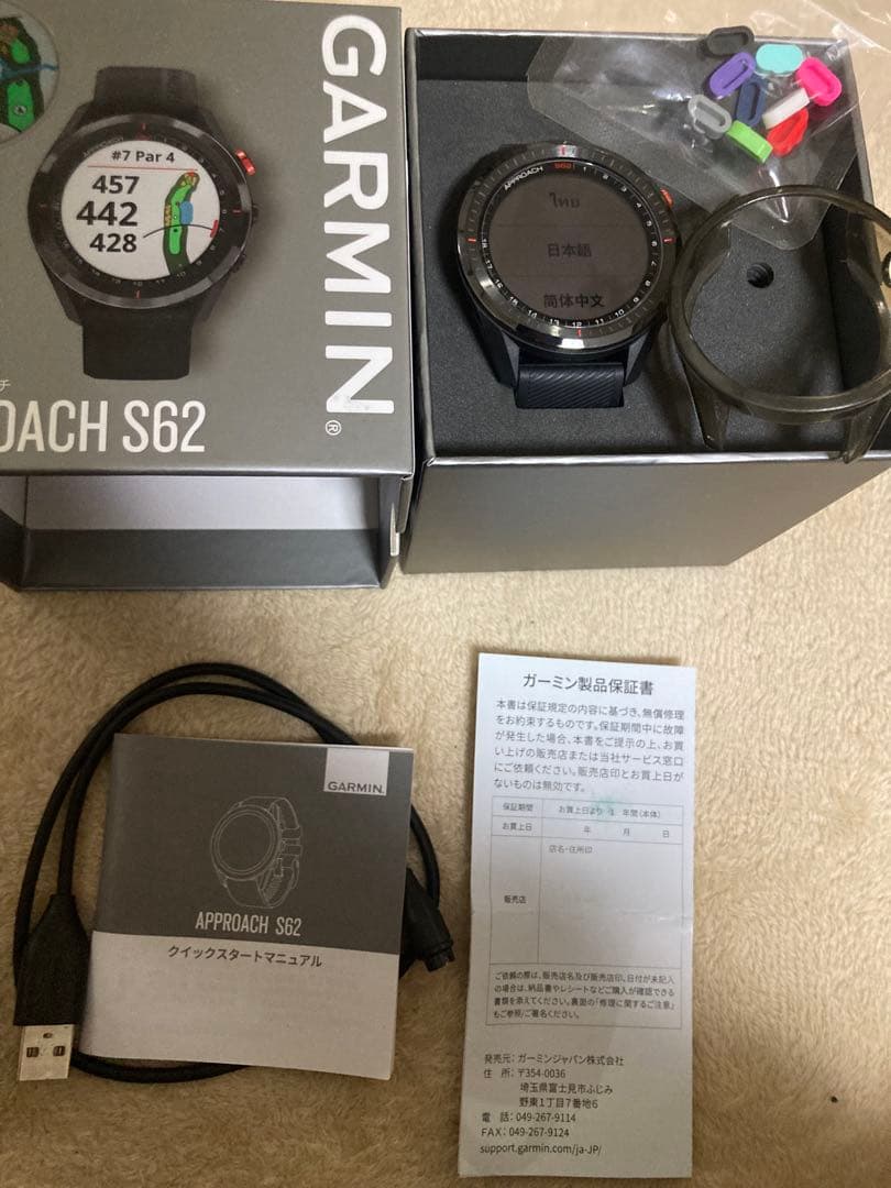 ガーミン S62 アプローチ　garmin ゴルフ　美品