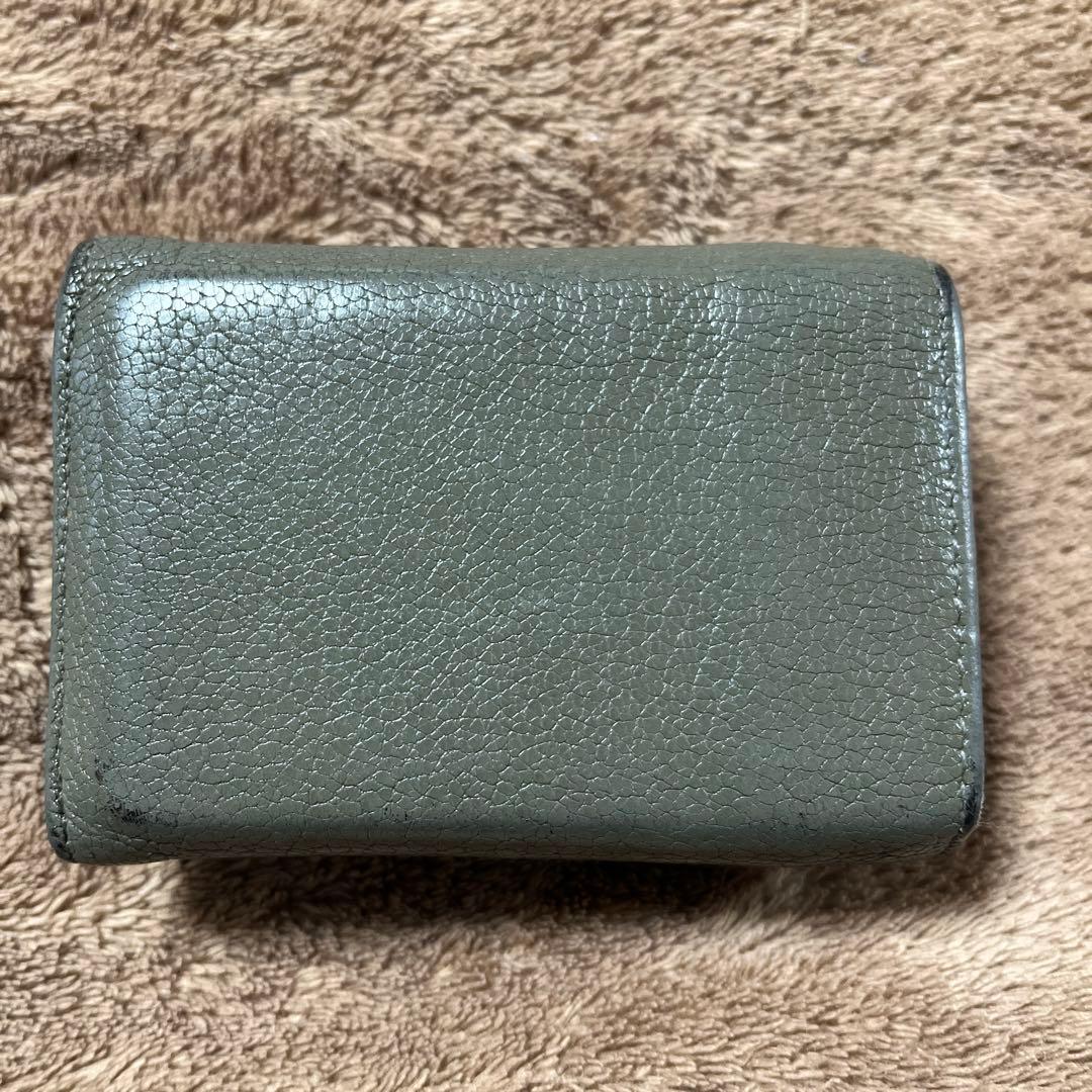 バレンシアガ　レザー 三つ折り財布