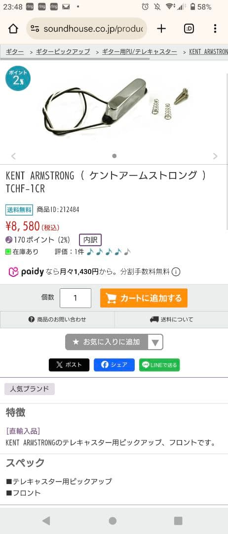 テレキャスター　catrockオリジナル（？）