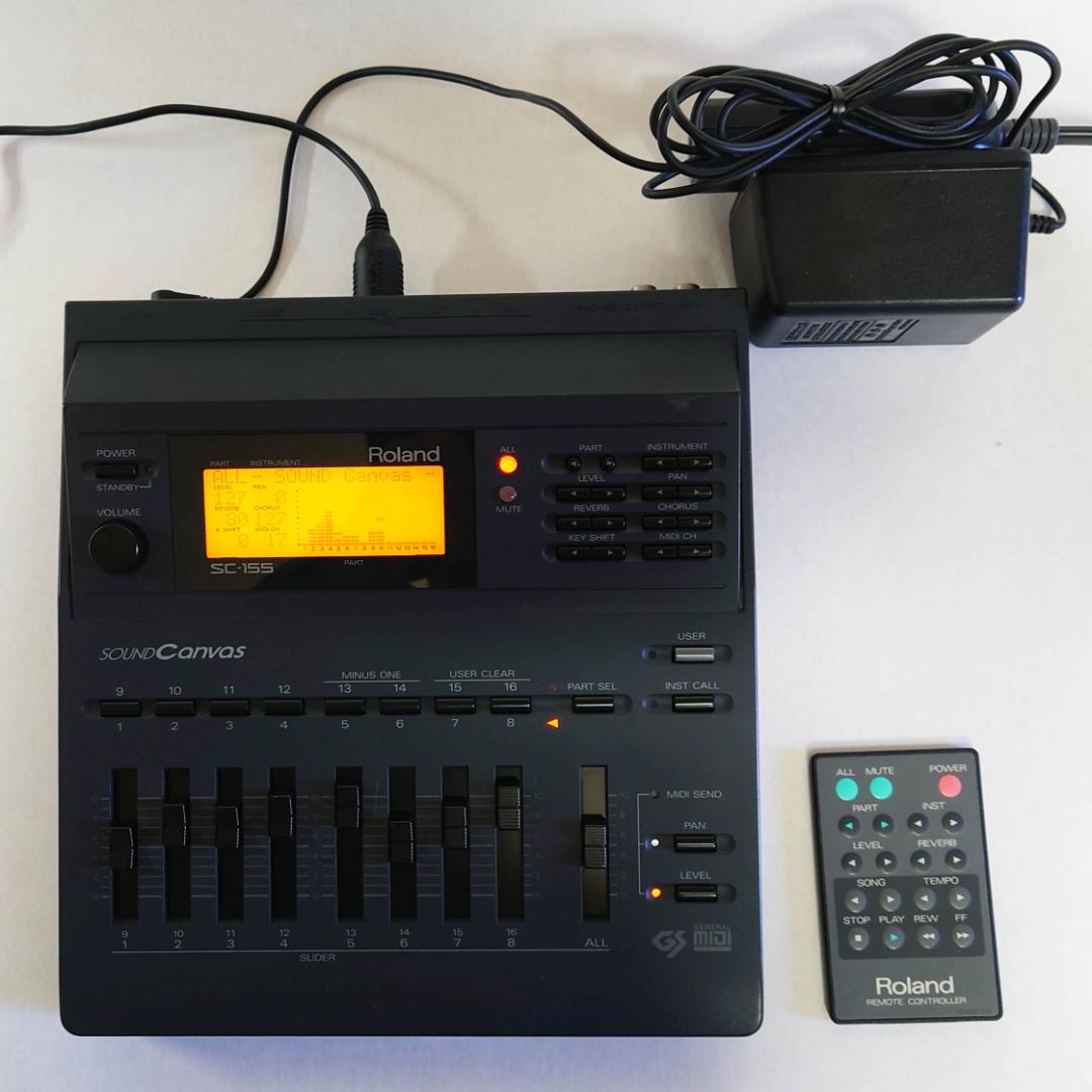 Roland SC-155 サウンドキャンバス GS/GM 音源モジュール