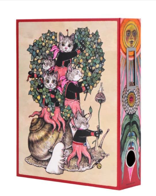 ヒグチユウコ ホルベイン コラボ 角缶 ツールボックス 2種セット