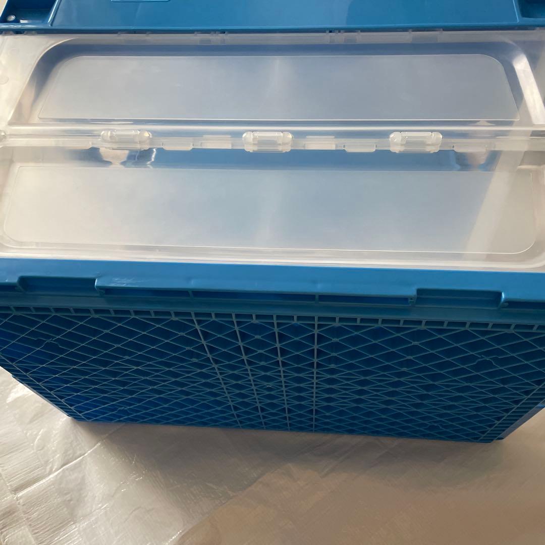 サンコー　折りたたみ コンテナ P51B 蓋付き 5個