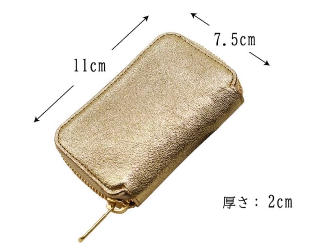 NADAYA mu 【新品】コンパクト 財布 シルバー 天然革