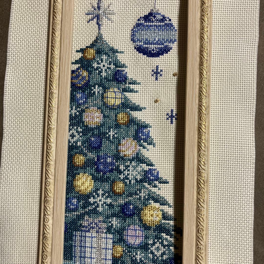 ホビーラホビーレクロスステッチ　青の煌めき 完成品